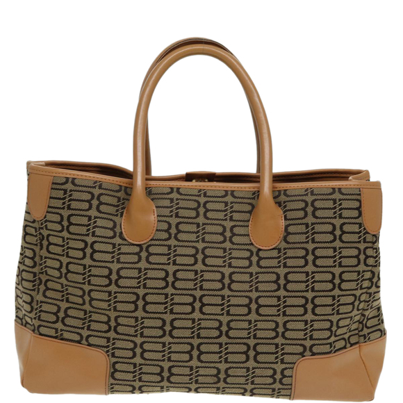 BALENCIAGA Hand Bag Canvas Beige Auth bs16210 - Picture 3 of 16